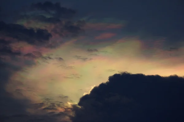 Nuvens Céu coloridas — Fotografia de Stock