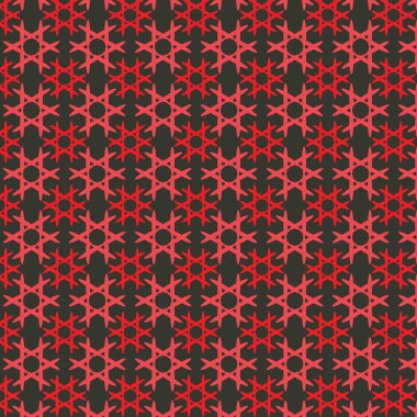 kesintisiz geometrik yıldız desen