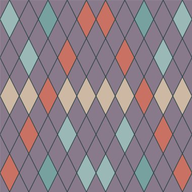 Soyut rhombus seamless modeli