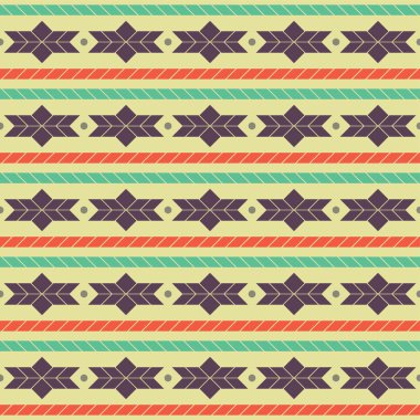 Altı köşeli yıldız geometrik seamless modeli