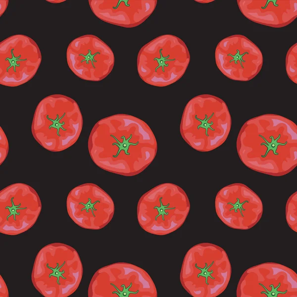 Textura de tomate sin costura — Vector de stock