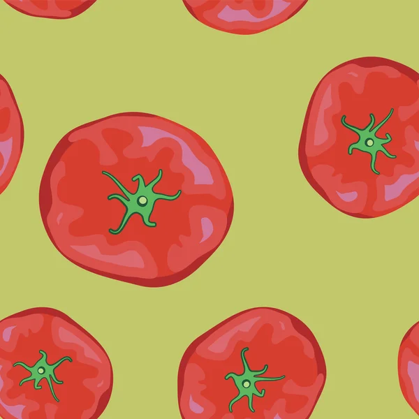 Patrón de tomate — Vector de stock