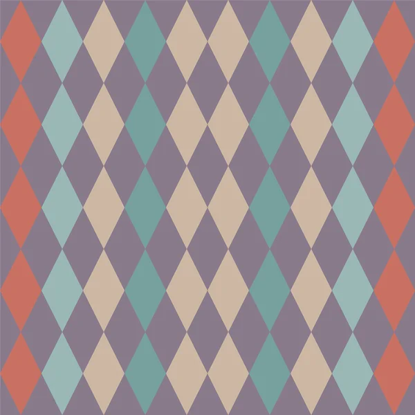 Abstract rhombus seamless pattern — Stock Vector