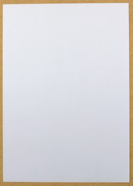 boş kağıt sayfası