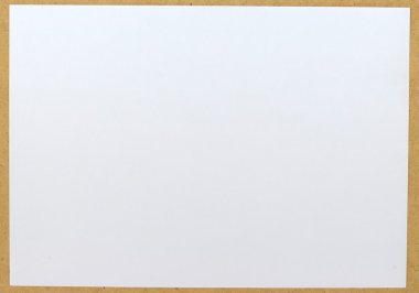 boş kağıt sayfası