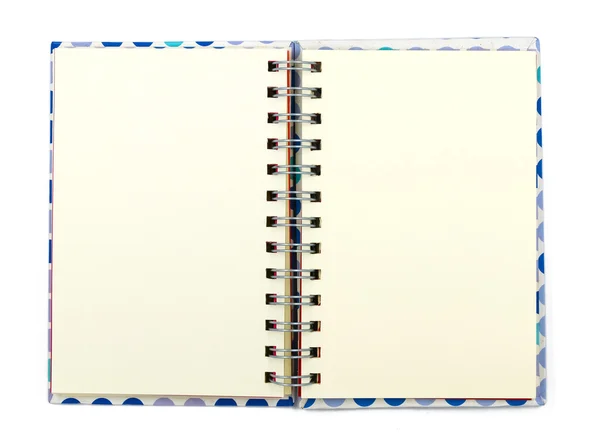白いノート — ストック写真