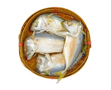 Bambu sepet üzerinde Tay uskumru