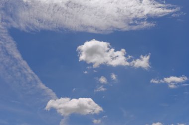 Gökyüzü bulut görüntüsü ile