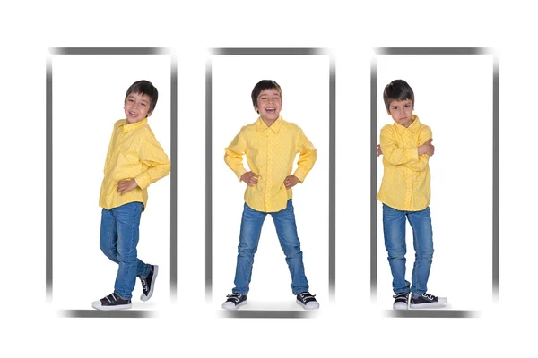 Os retratos do menino — Fotografia de Stock