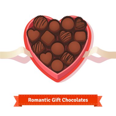 Valentine's day, birthday dark chocolates