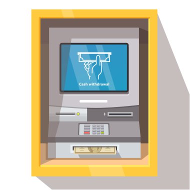 Sokak Atm vezne makinesi