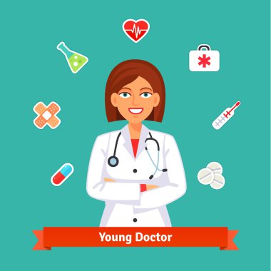 Young cardiologist doctor