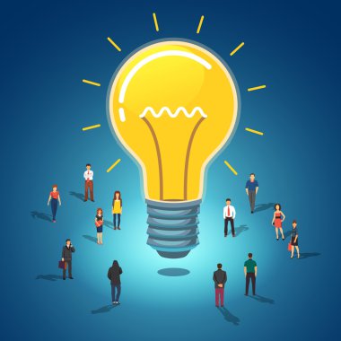 Büyük parlayan ampul