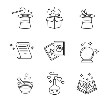 Magic and magician tools.