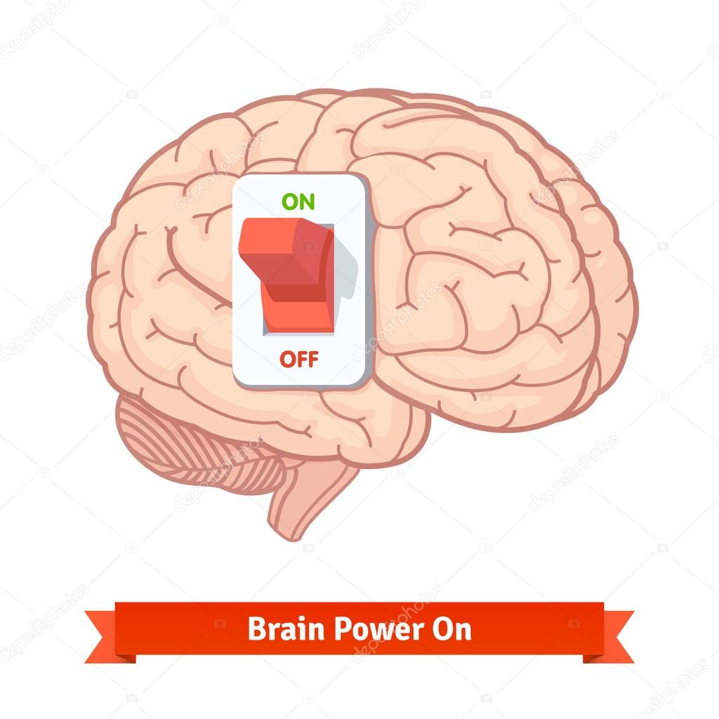 Brain power switch on