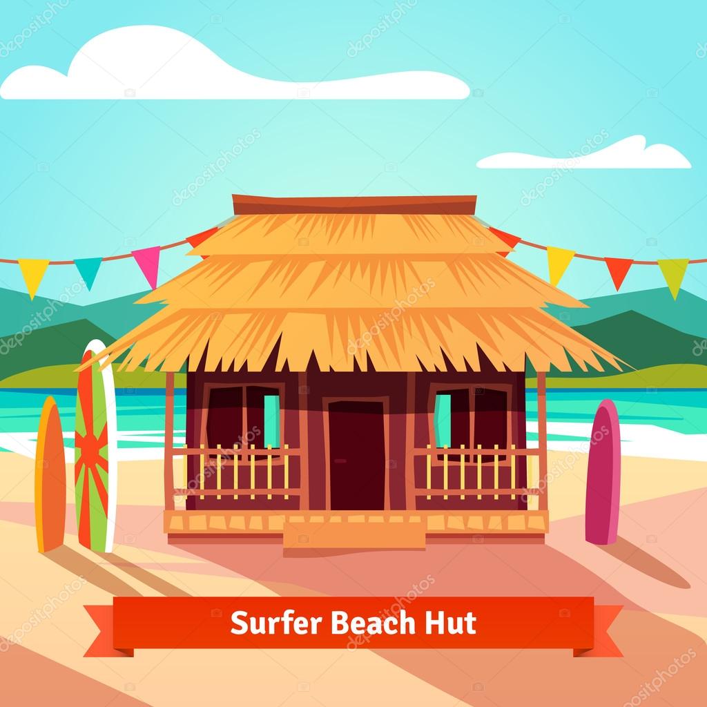 Beach hut Vector Art Stock Images | Depositphotos Beach hut Vector Art Stock Images | Depositphotos