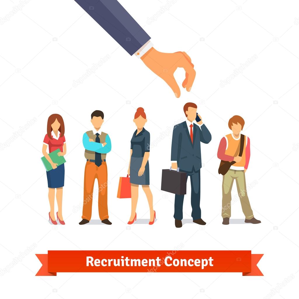 Recruitment and human resources concept