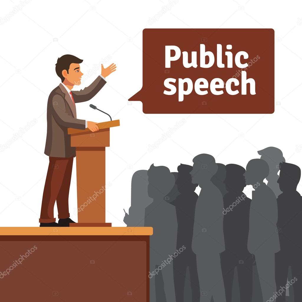 Public speaker standing behind rostrum Stock Vector Image by ©IconicBestiary #88738542 Public speaker standing behind rostrum Stock Vector Image by ©IconicBestiary #88738542