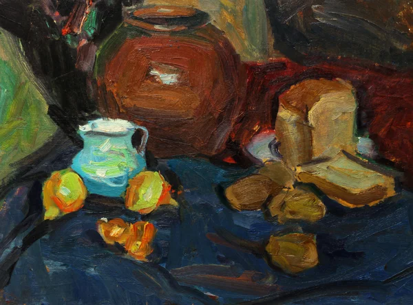 Güzel orijinal yağlı boya, Natürmort