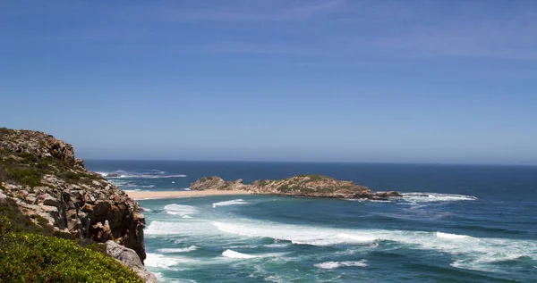 Plettenberg Körfezi Ndeki Sahil Kıyı Şeridi Güney Afrika — Stok fotoğraf