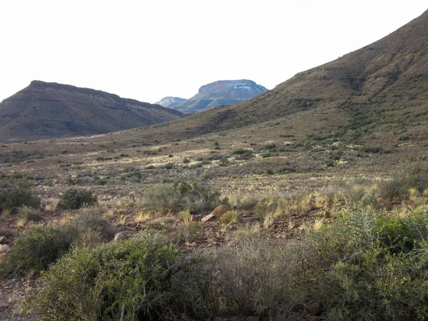 Karoo Nemzeti Park Közel Beaufort West Dél Afrika Kilátás Borította — Stock Fotó