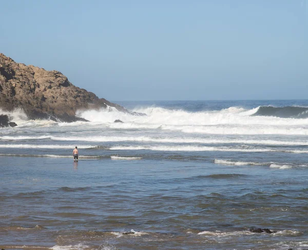 Una Giornata Autunnale Sul Mare Scattata Herold Bay South Africa — Foto Stock