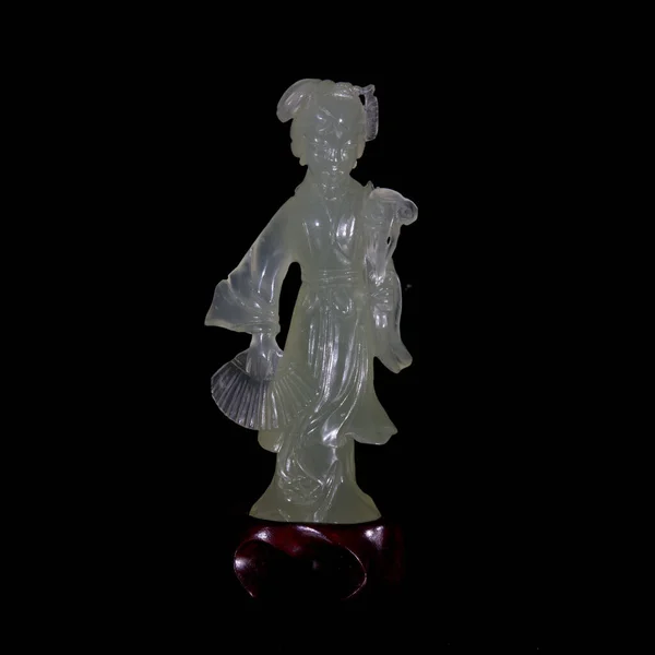 Красива Елегантна Фігурка Нефриті — стокове фото