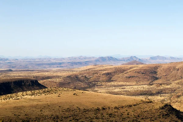 Parque Nacional Mountain Zebra África Sul Visão Geral Cenário Dando — Fotografia de Stock