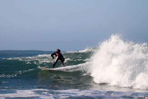 Surfing Vid Vic Victoria Bay George Sydafrika — Stockfoto