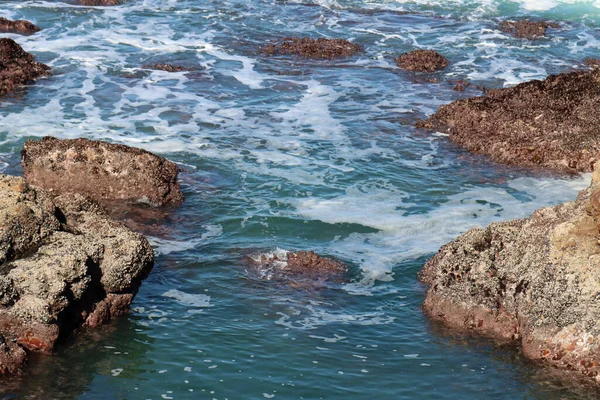 Rock Zwembaden Aan Kust Bij Mossel Bay Zuid Afrika — Stockfoto