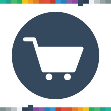 düz alışveriş sepeti simgesini.