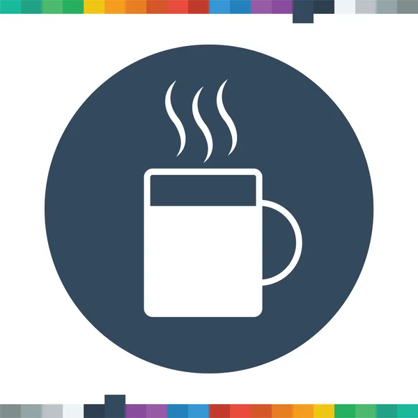 Icona tazza di caffè. — Vettoriale Stock