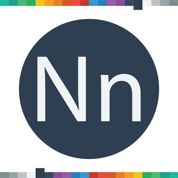 N letter icon. — Stock Vector