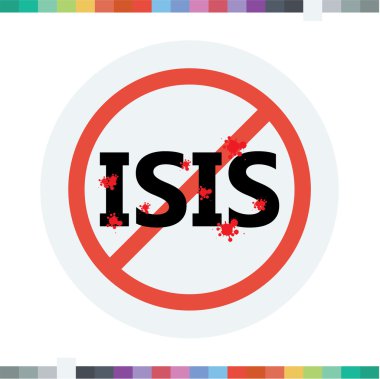 Isis simgesi durdurmak.