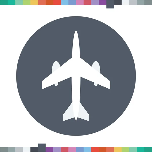 Airplane icon. — Stock Vector
