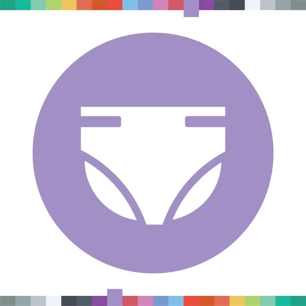 Diapers icon. — Stock Vector