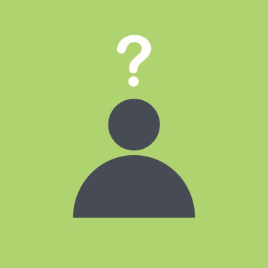 Bir soru işareti ile avatar.