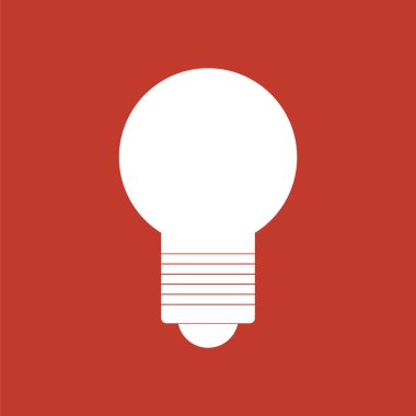 Ampul simgesi. Fikir sembolü.