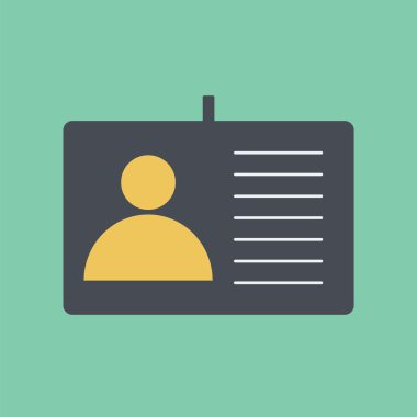 Rozet simge, ID simgesi.