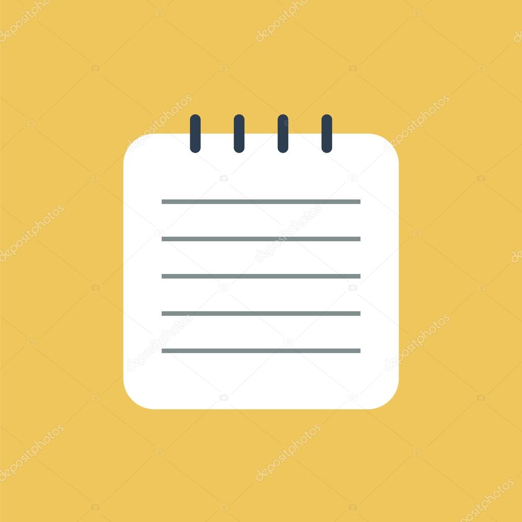 Notepad Icon Taking Notes Icon Vector Image By C Mfbs Vector Stock 1064