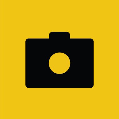 DSLR kamera simgesi. Dijital kamera simgesi. Resim simgesi.