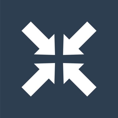 Çıkış tam ekran simgesi. Film, ortam simgesi.