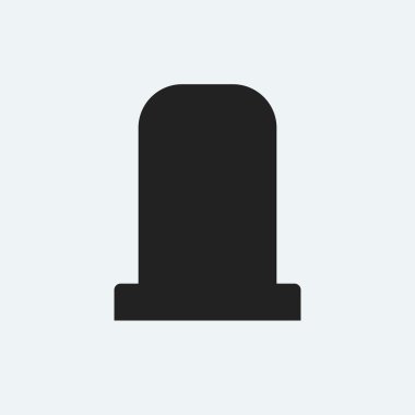 Mezar Taşı simgesini tıklatın. Cadılar Bayramı simgesi. Ölü simgesi.