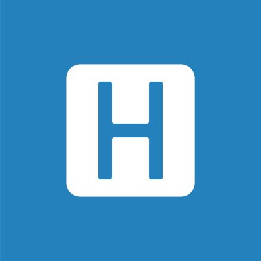 Hastane sembol simge.