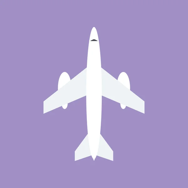 Icono del avión. Icono volador . — Vector de stock