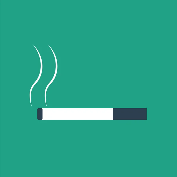Ícone de cigarro. Ícone de fumar . — Vetor de Stock