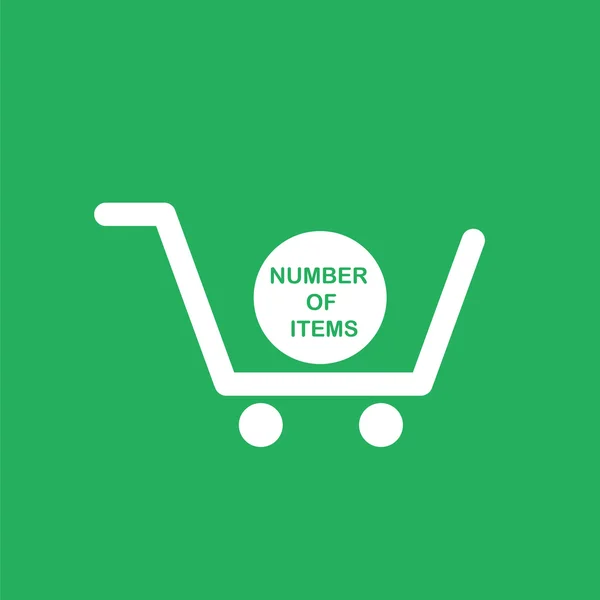 Shopping cart icon. Online shopping icon. — Stock Vector