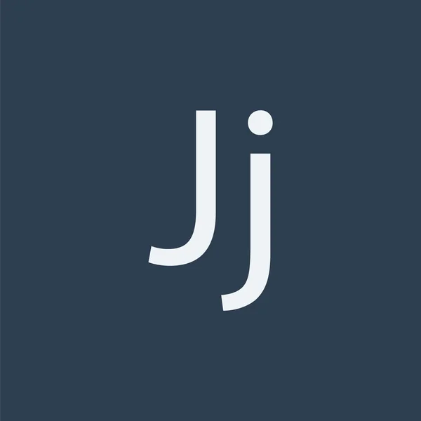 J 文字アイコン。アルファベットのアイコン. — ストックベクタ