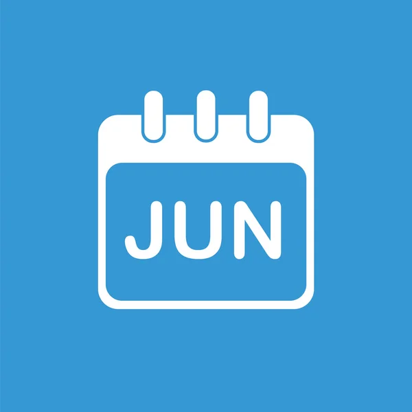 Icône calendrier, mois de juin . — Image vectorielle