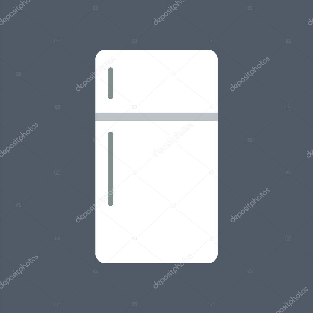 Fridge icon. Food icon.